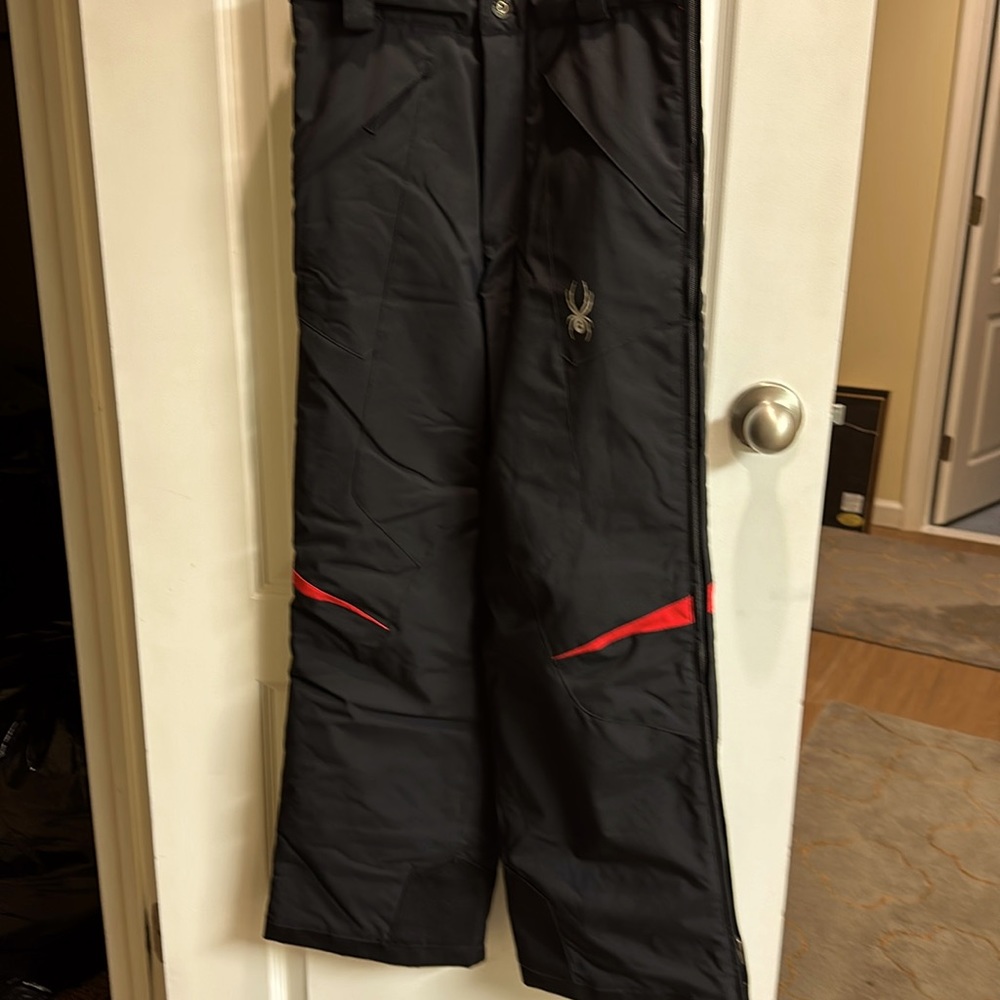 Spyder snow pants - Black / Red